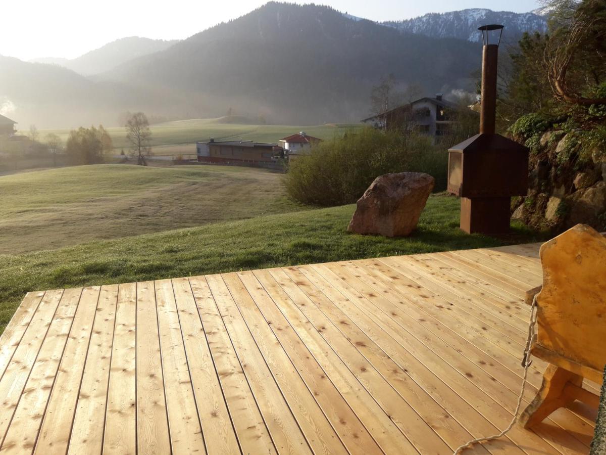 Alpenchalet Steinberg am Rofan Esterno foto
